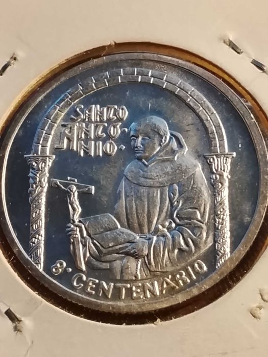 Moeda de 500 escudos de Santo António de 1995,em prata
