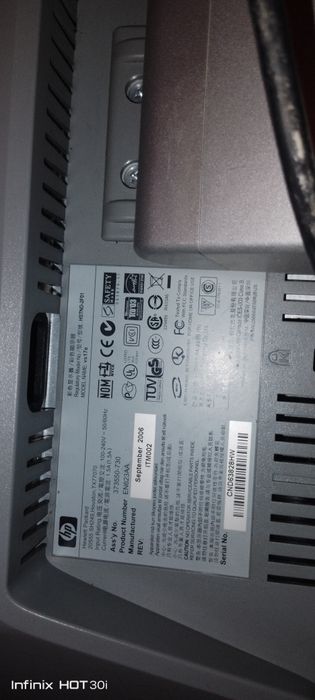 Monitor HP usado