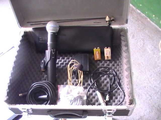 Mikrofon bezprzewodowy Shure SM58 do ręki + nagłowny(zestaw)