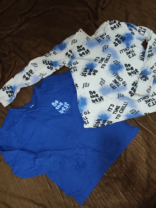 футболки з довгим рукавом 140 см.