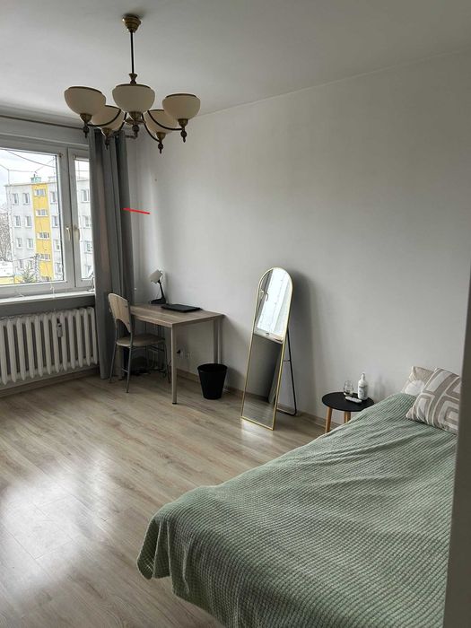 Duży pokój z balkonem do wynajęcia