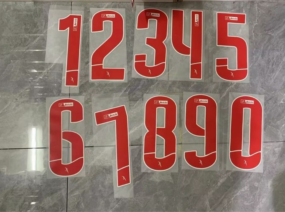 Letterings nameset nome e Número benfica Porto Sporting
