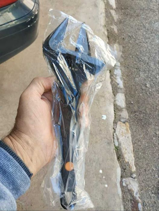 Klucz nastawny szwedzki szwed szeroki regulowany CrV 12" 0-60mm