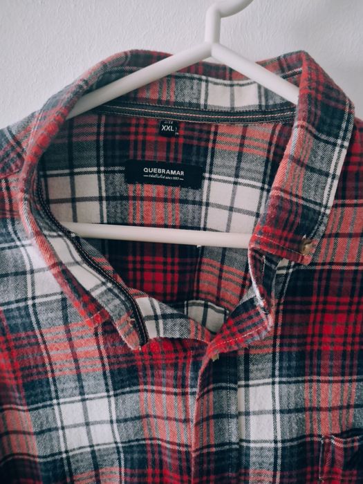 Camisa aos quadrados XXL Quebramar