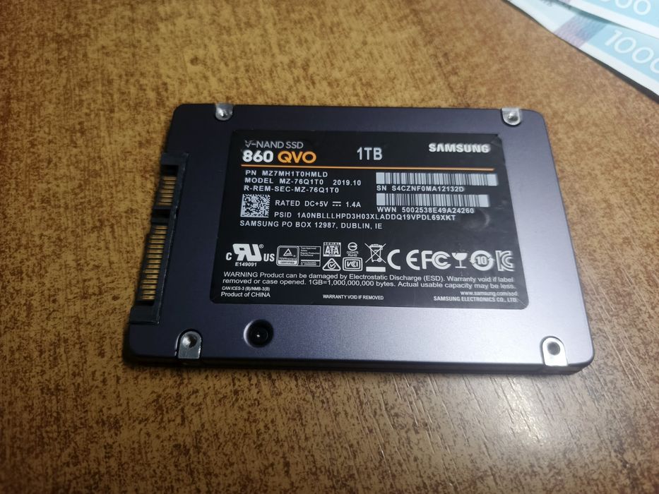 Ssd Samsung 860QVO 1TB