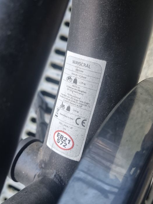 Bicicleta eletrica "pasteleira" em bom estado