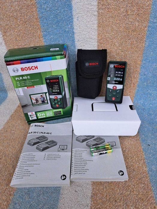 Bosch PLR 40 C Лазерний далекомір, рулетка
