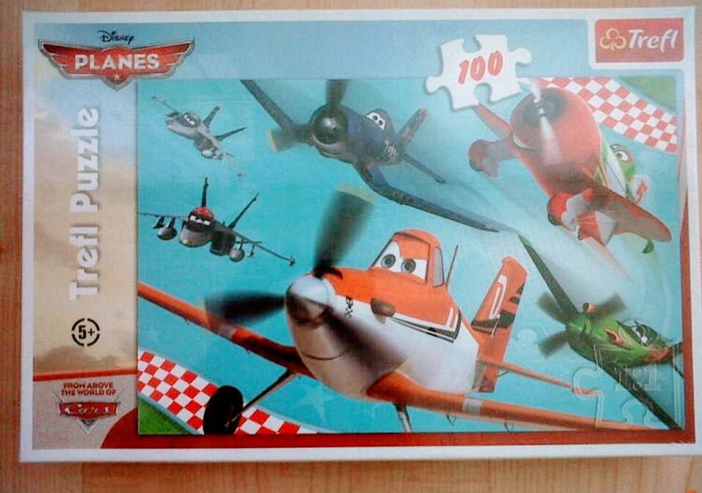 NOWE Puzzle trefl samoloty ZAFOLIOWANE