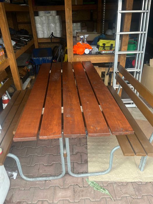 Deski Zewnętrzne Tarasowe Ciemny Brąz Impregnowane Gotowe do MontażuFV