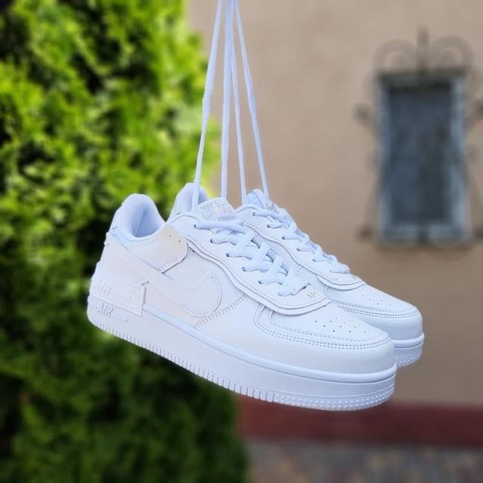 Nike Air Force 1 Shadow білі жіночі кросівки