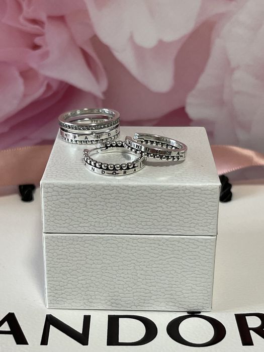 Каблучка Pandora по супер ціні (16.5;17;18,19 розмір)