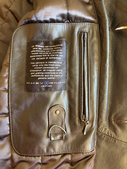 Casaco Chevignon em pele - XL