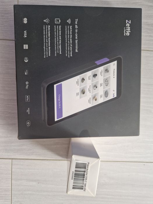 Zattle terminal płatniczy nowy z ładowarką