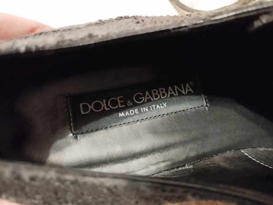 Dolce & Gabbana Crosta Cerata Anticata size 42 ( 8) buty męskie