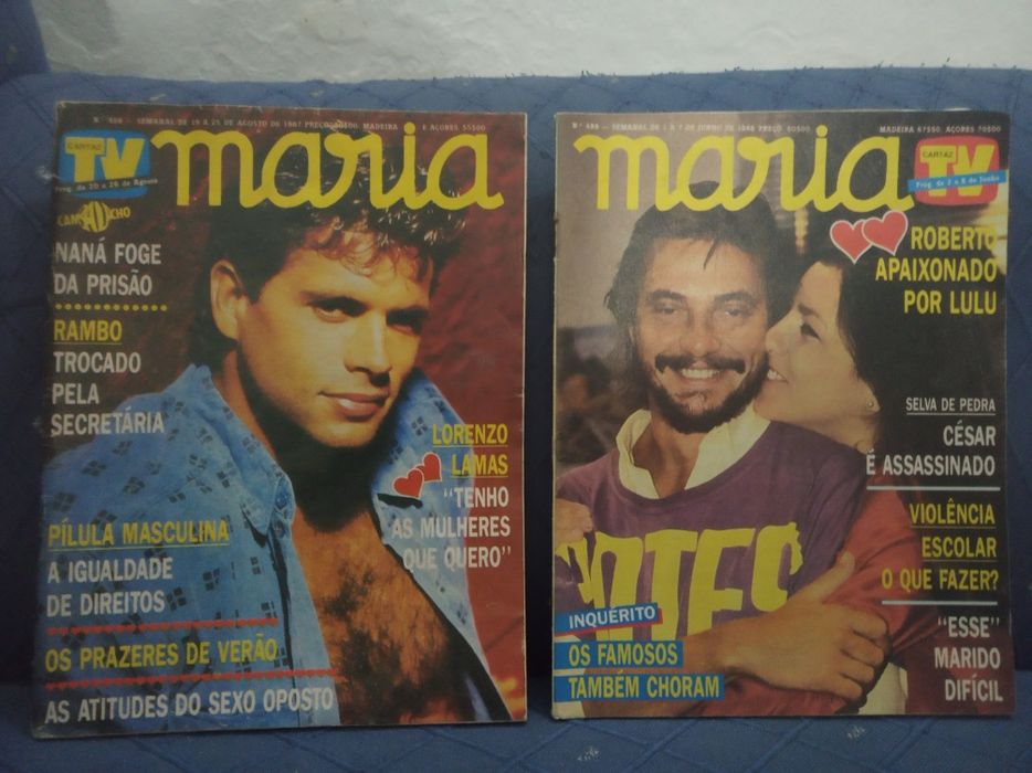 16 Revistas MARIA, lote anos 80