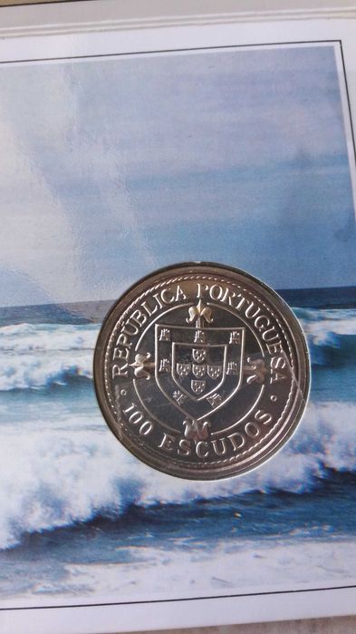 100$00, 1987, prata 0.925, Nuno Tristão