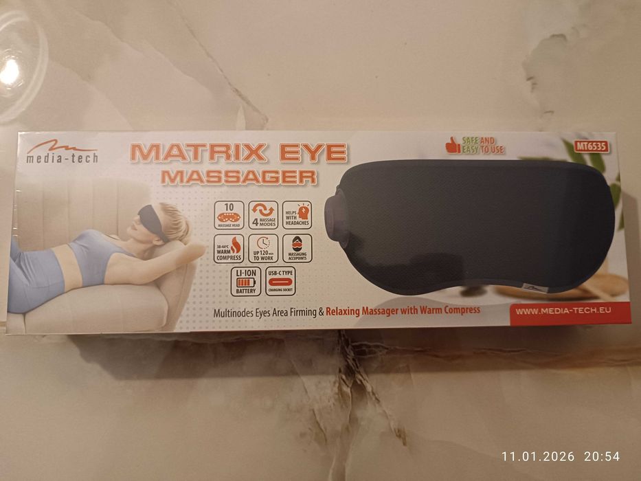 Media-Tech Matrix Eye Massager, Masażer okolic oczu