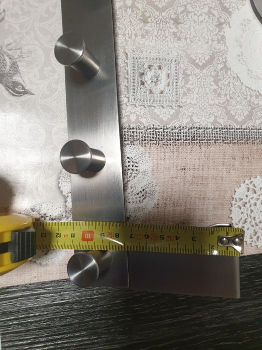 Cabide de porta inox