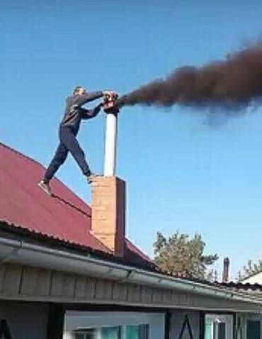 Чистка сажи,вакуумная чистка дымохода