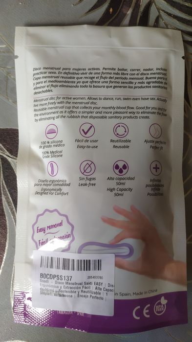 Copos menstruais sakti easy