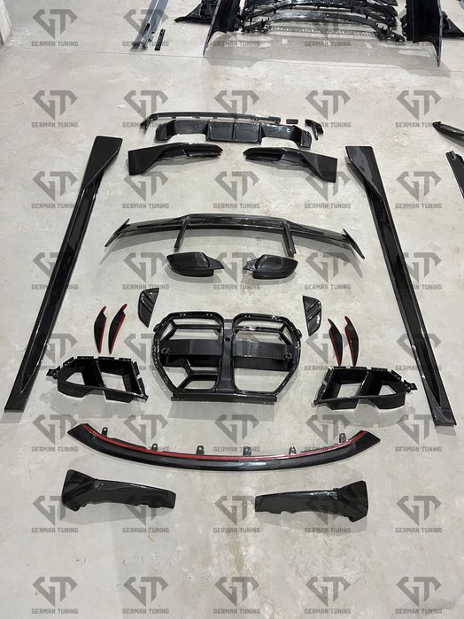 Карбоновий обвіс bmw m3 g80 m4 g82 губа дифузор спойлер бмв карбон г80