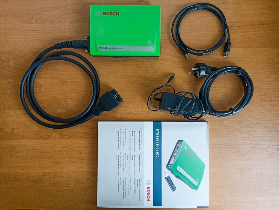 Диагностический сканер Bosch KTS 540 полный комплект + ноутбук HP