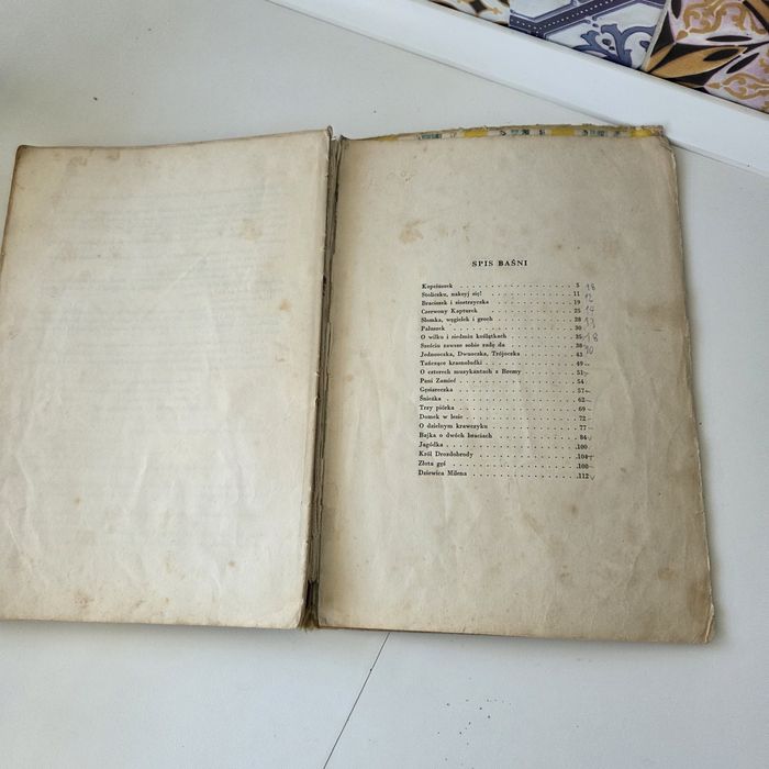Książka z 1964 Grimm Baśnie antyk