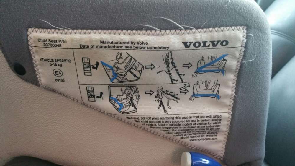 Último preço! Cadeira auto bebé VOLVO topo de gama