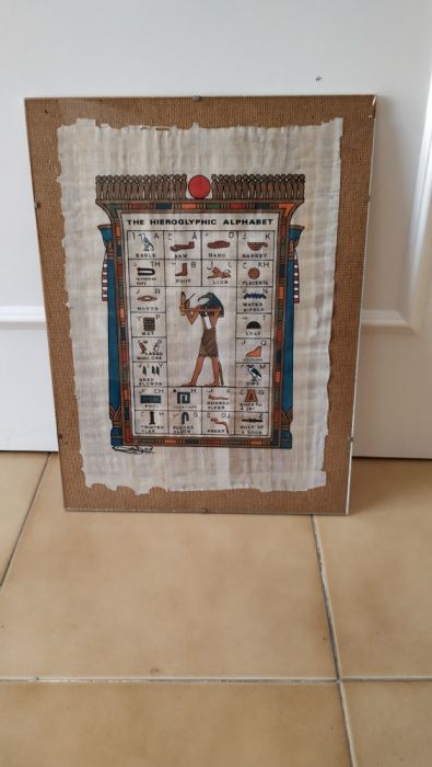 Quadro com papiro