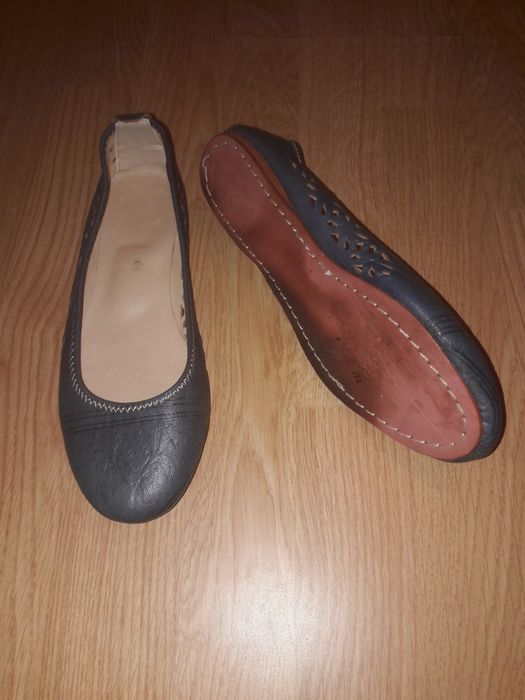 Nowe baleriny 37 niebieskie i granatowe.