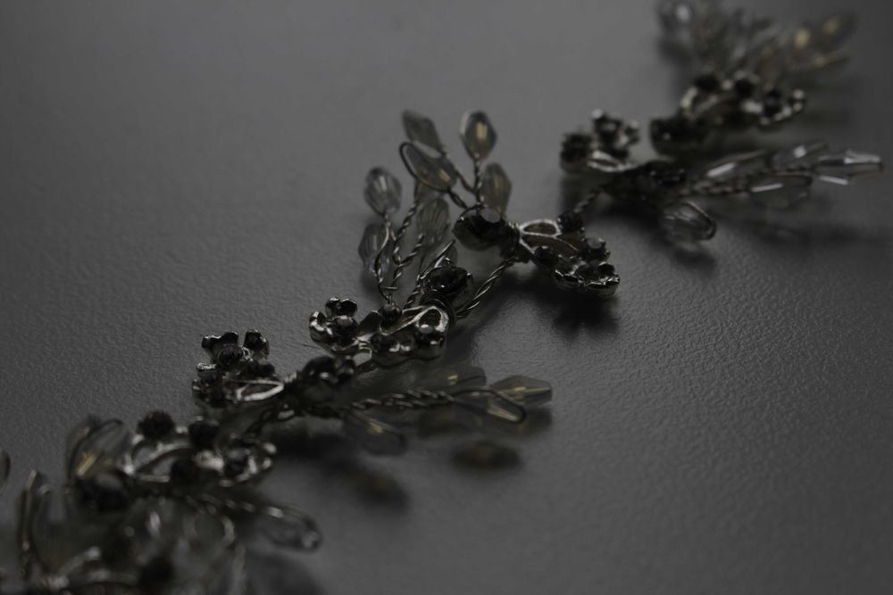 Wianek ślubny srebrny