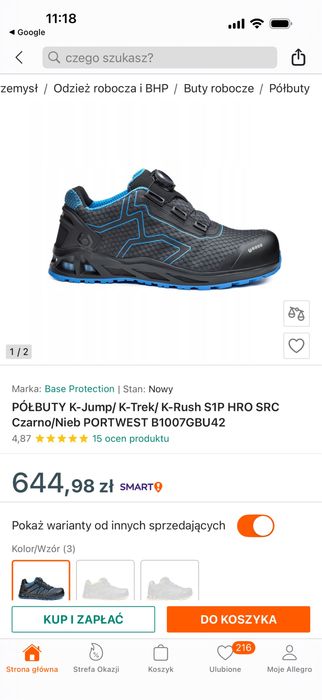 Buty robocze roz 39