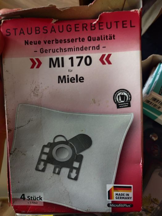 Worki do odkurzacza Miele, dodatkowym filtrem włóknistym
