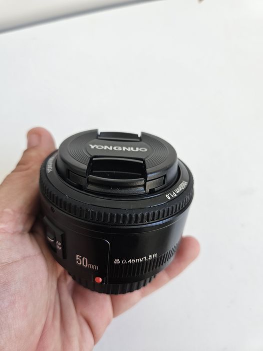 Canon Eos Rebel + lente 50mm