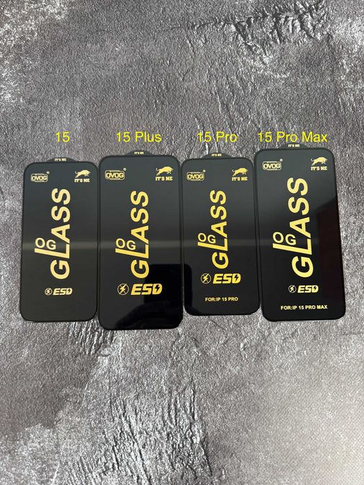 Захисне скло OG iPhone 17 16 15 Pro Max Айфон Защитное стекло Plus Air