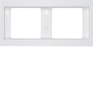 Podwójna ramka pozioma Berker K.1 - Biała połysk 13637009