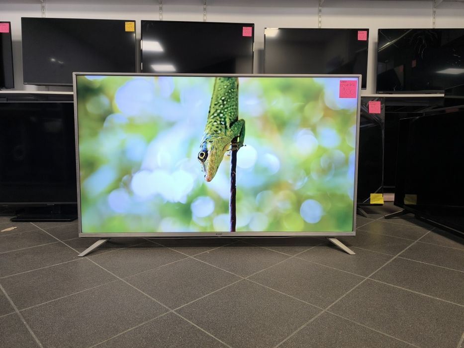 Sharp 55 cali 4K UHD hdr Smart WiFi DVB-T2 HEVC 55CUF8472 gw3m telewiz