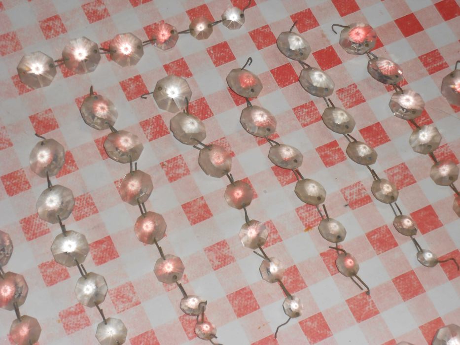 Pecas antigas vidro para candeeiros lustres