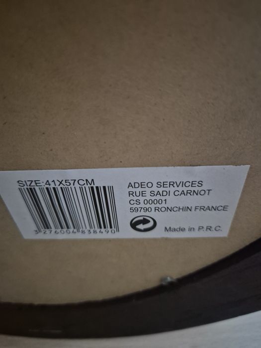 Oval Mirror 41x57cm64585341066499123