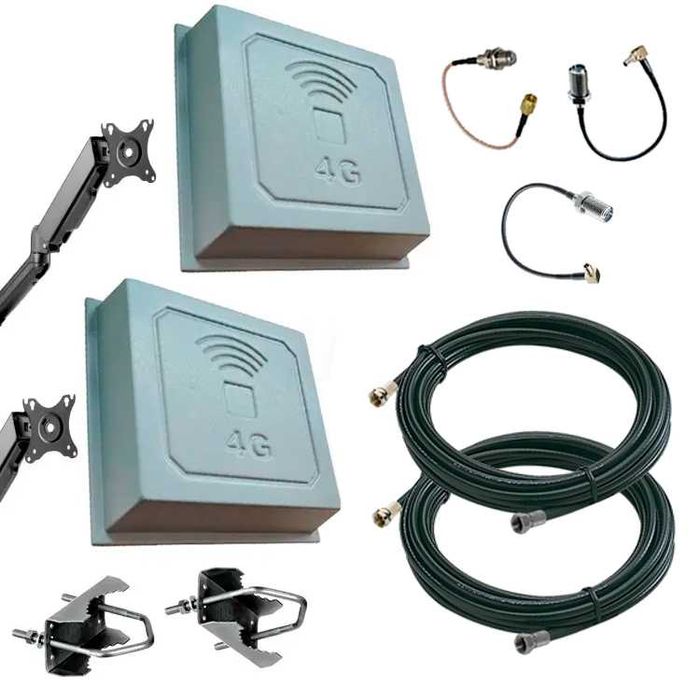 4G маршрутизатор для дома "Интернет без света" B612 Pro + Антенна 34Дб