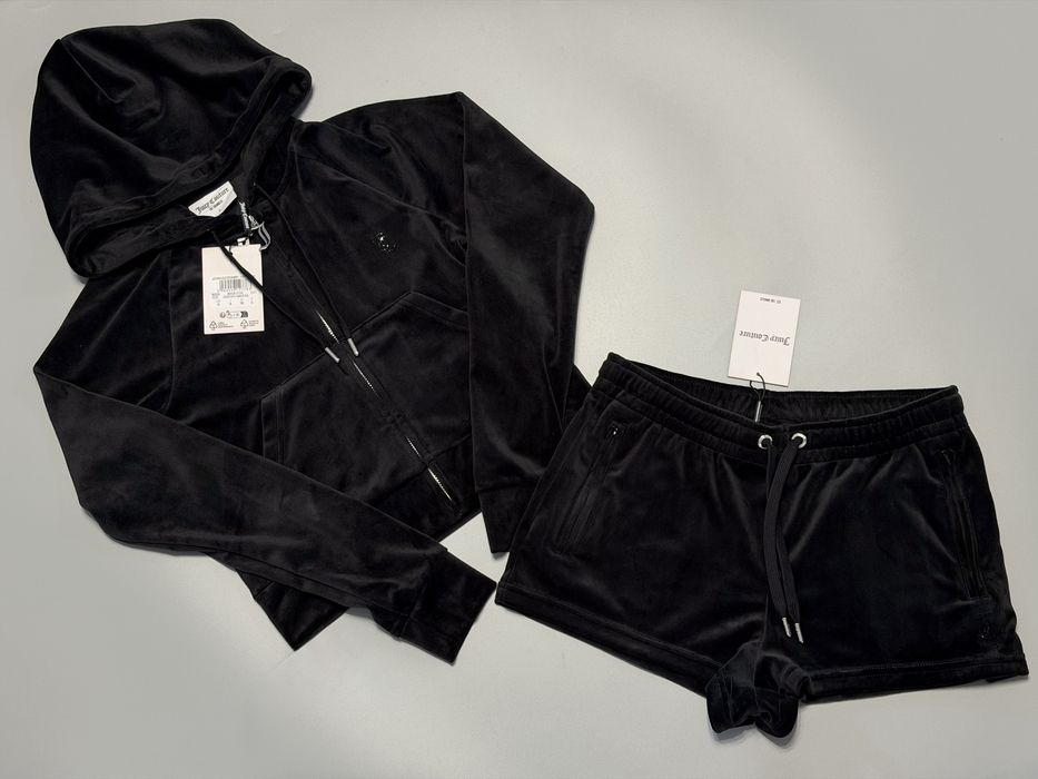 Велюровий костюм Juicy Couture оригінал, новий з бірками розмір S (кофта і шорти)