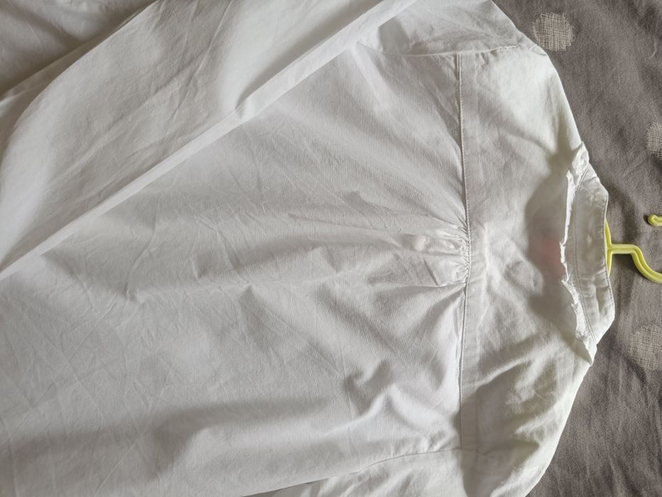 Biała bluzka dla dziewczynki 140