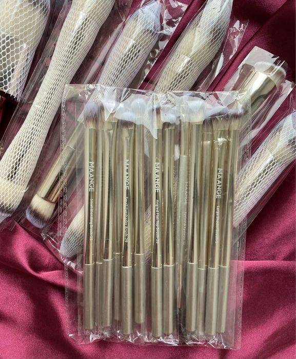 Преміум набір пензликів для професійного макіяжу Maange 20шт.