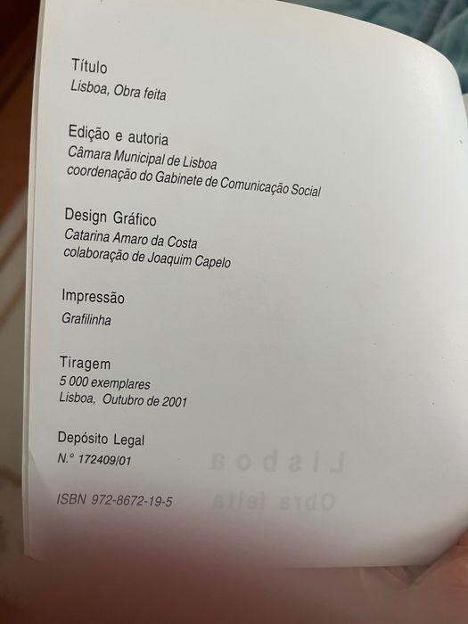 Lisboa - locais emblemáticos e sua história - livros