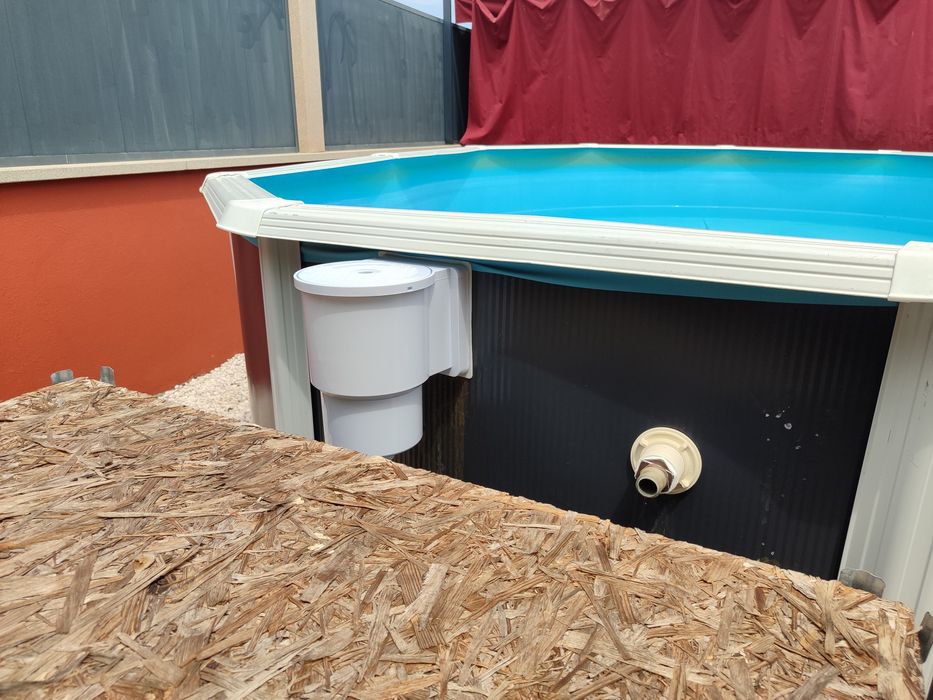 Piscina completa com filtro de areia