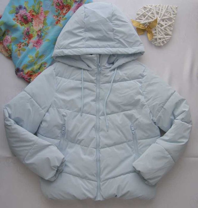 kurtka zimowa Sinsay 38 M błękitna niebieska