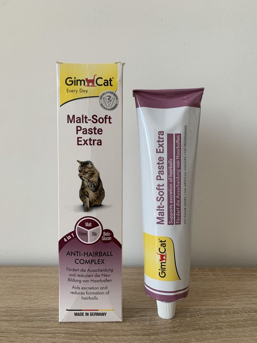 Паста для виведення шерсті з шлунку 200 г. Gimcat malt-soft extra.