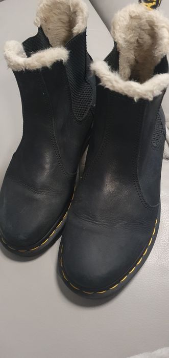 Botki ze skory ocieplane Dr.Martens 37