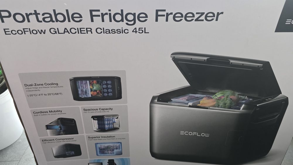 Автохолодильник EcoFlow Glacier Classic 45+ аккумулятор