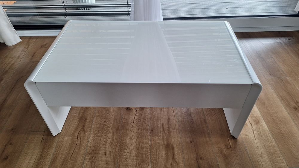 Stolik prostokątny Konstantin 110x60/45_71 biały